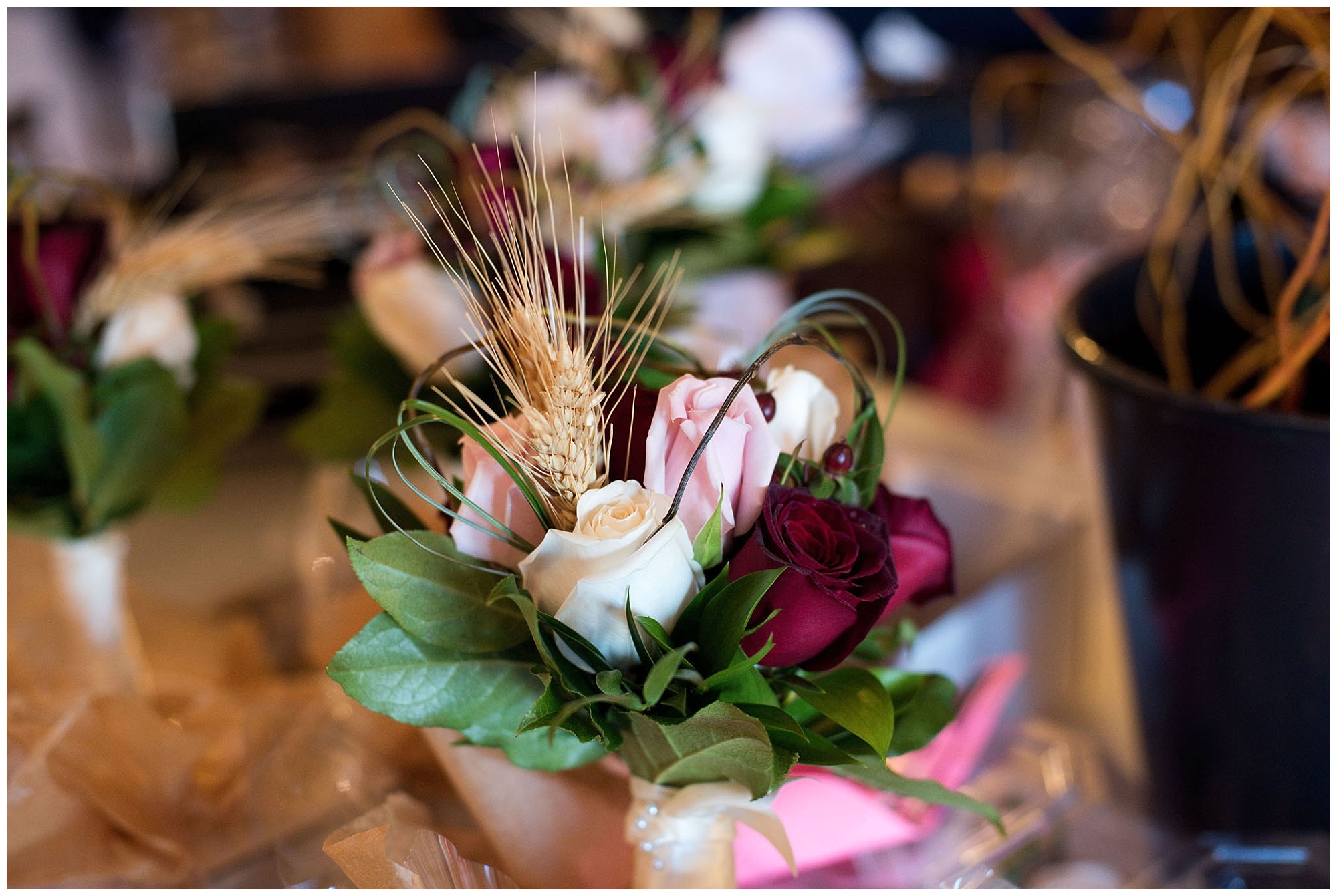 Photo of wedding flowers.